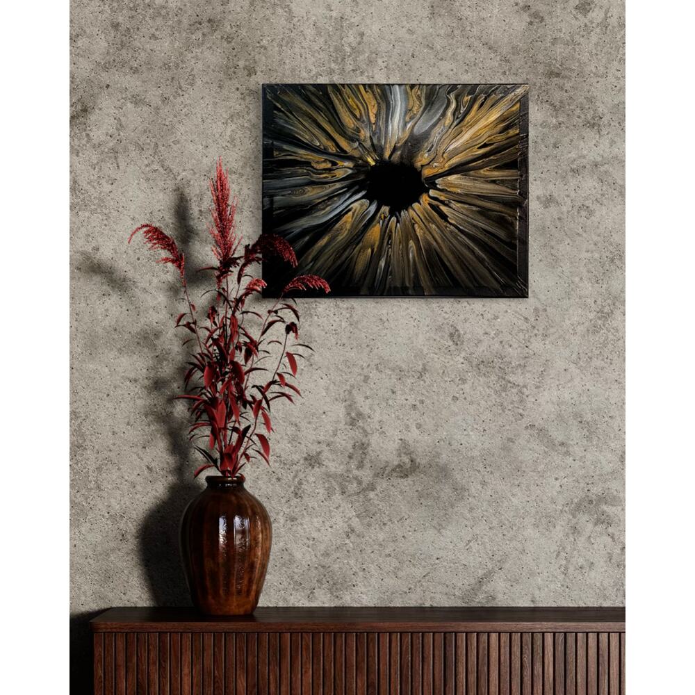 YNTA 101 Abstract Acrylic Painting on Canvas 16 x 20 Original Art
